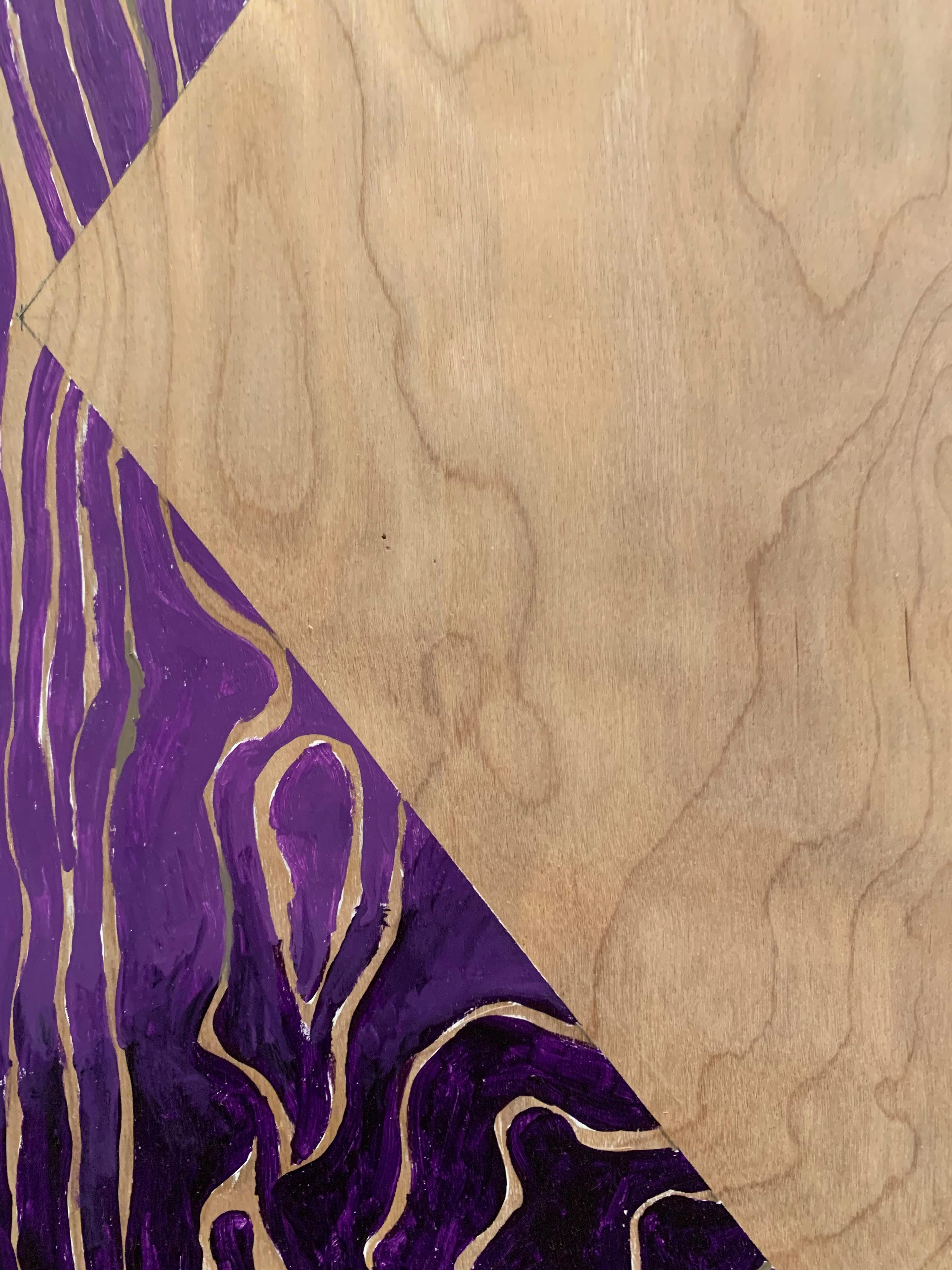Pittura su tavola -- Curva acuta (a sinistra) in vendita 4