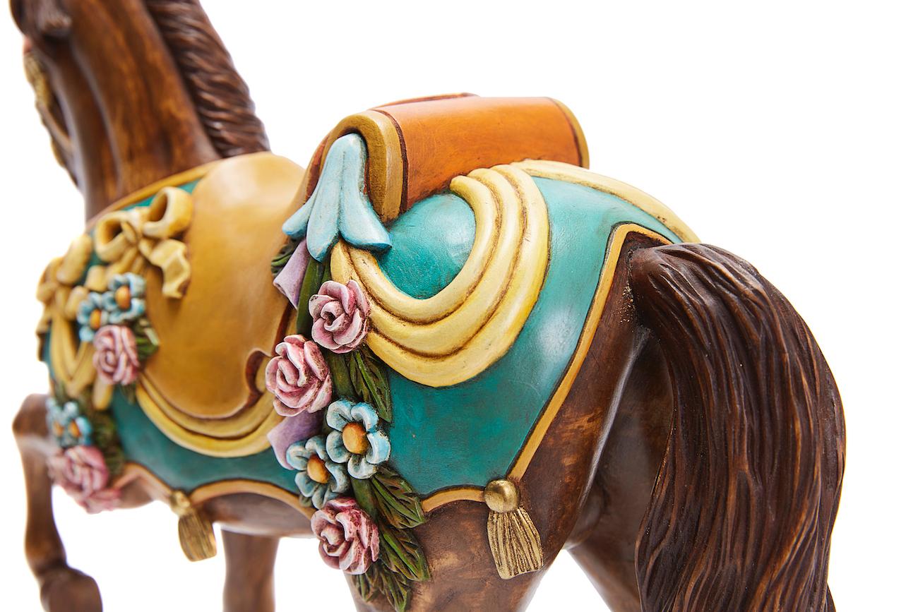 Caballo Carrusell/Carousell Horse - Art populaire mexicain  Beaux-arts Cactus en vente 5