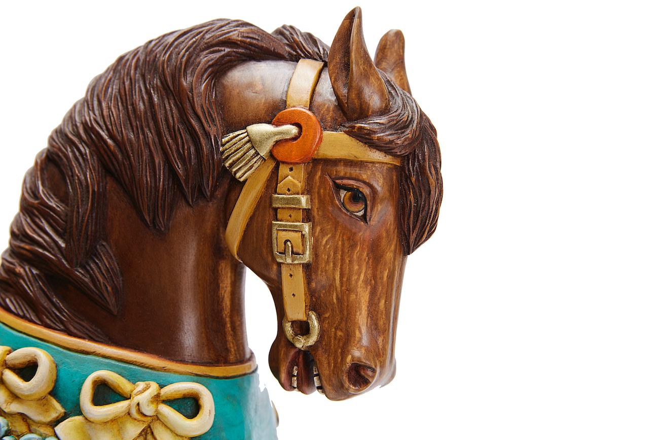 Caballo Carrusell / Carousell Horse - Mexican Folk Art  Cactus Fine Art For Sale 6