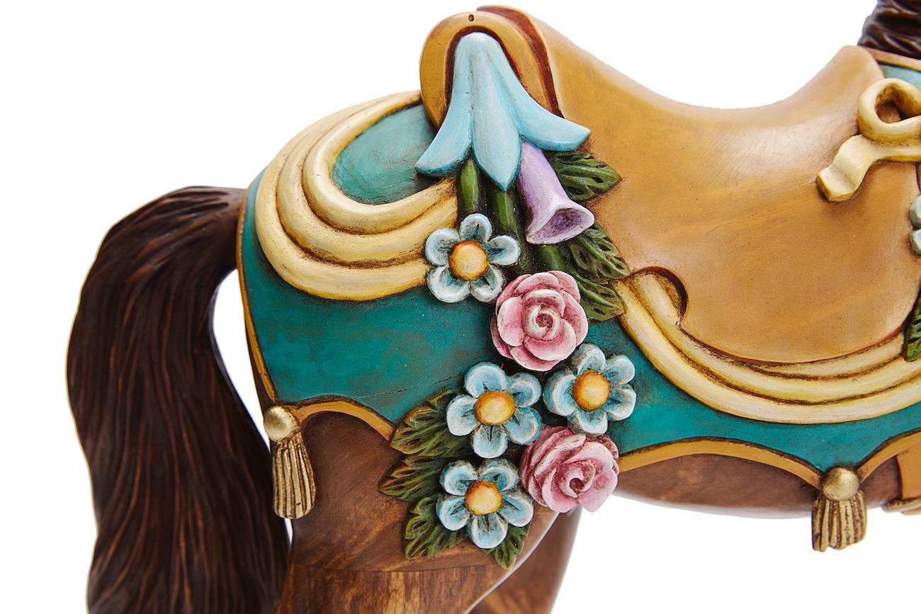 Caballo Carrusell/Carousell Horse - Art populaire mexicain  Beaux-arts Cactus en vente 9