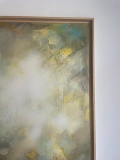 Alquimia 2: Abstract Mixed Media Painting on Canvas, Framed, 2010+