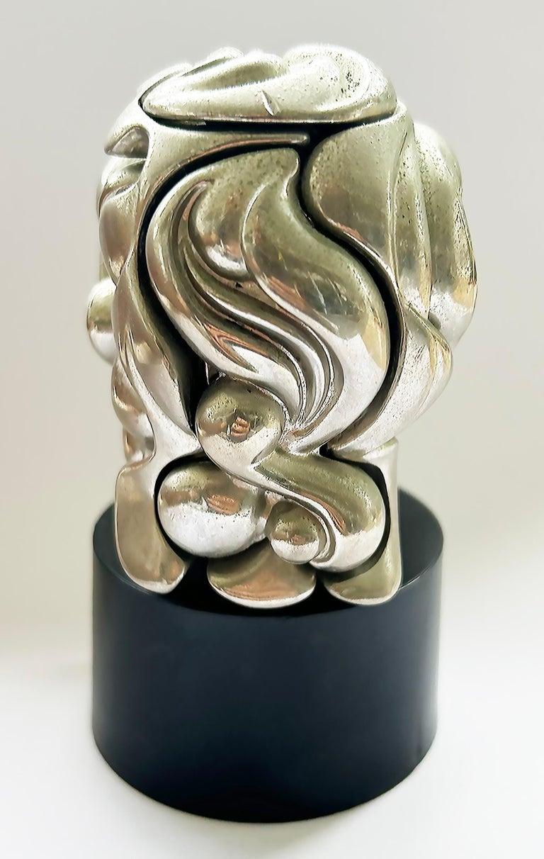 Miguel Ortiz Berrocal 1969 Portrait de Michèle Puzzle-Skulptur (Moderne der Mitte des Jahrhunderts) im Angebot