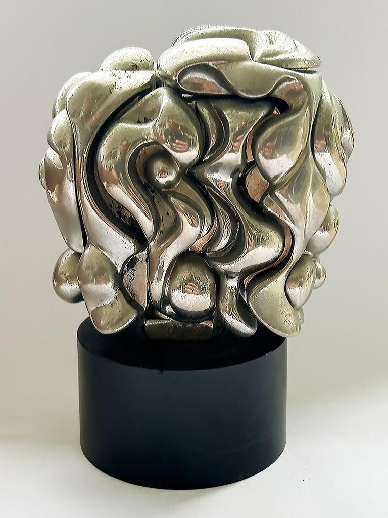 Miguel Ortiz Berrocal 1969 Portrait de Michèle Puzzle-Skulptur (Beschichtet) im Angebot