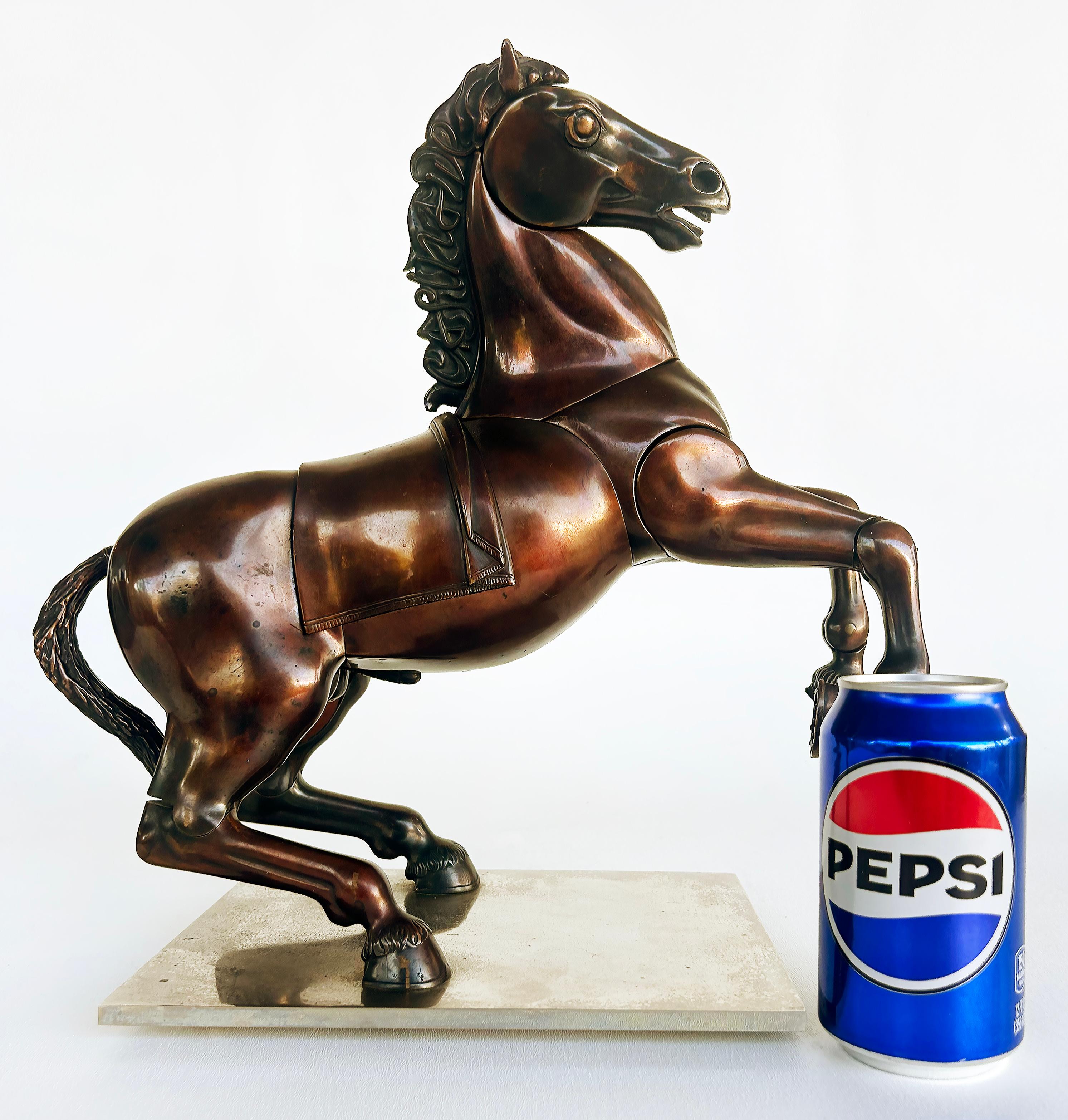 Miguel Ortiz Berrocal Bronze Horse Puzzle Sculpture 