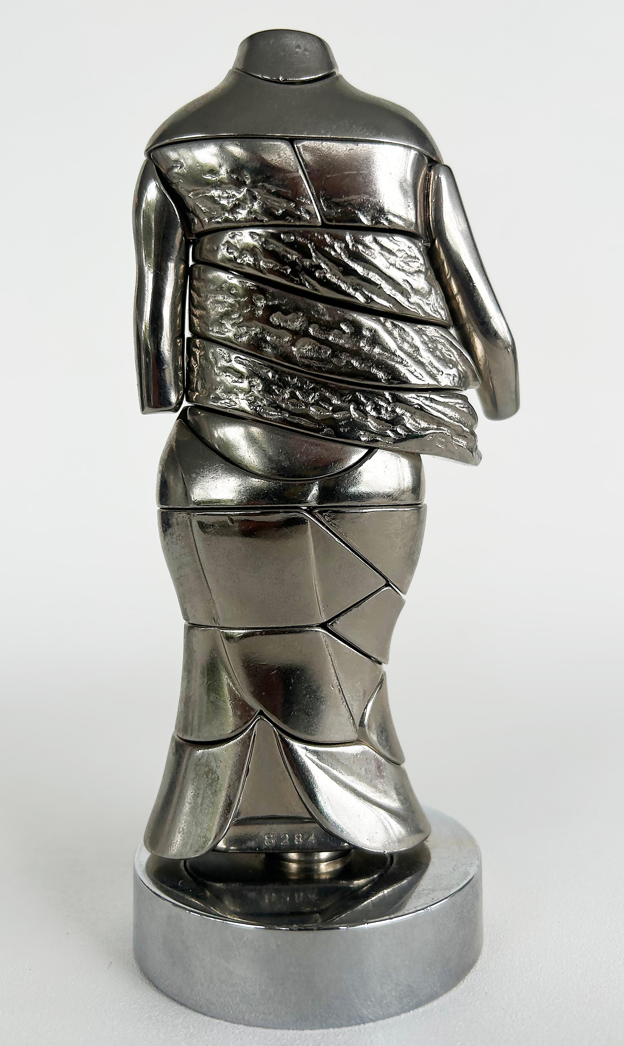 Italiano Miguel Ortiz Berrocal Mini-Cariatide Scultura 8284/10K, Scatola Originale in vendita