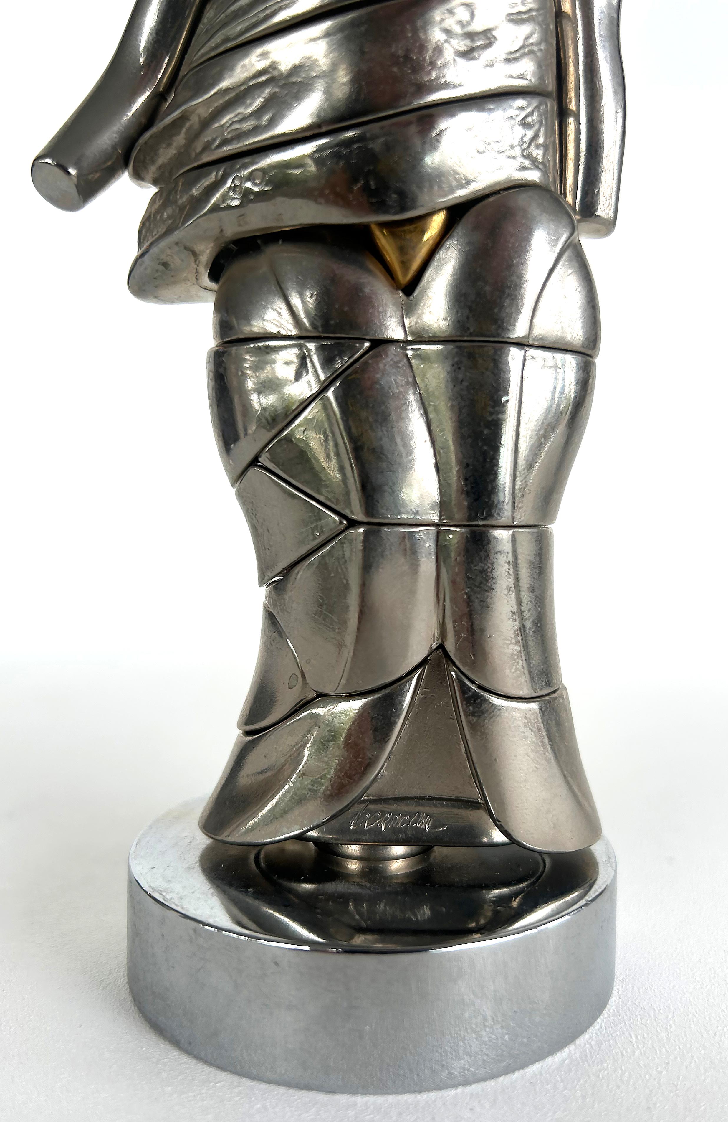 Miguel Ortiz Berrocal Mini-Cariatide Scultura 8284/10K, Scatola Originale in vendita 1