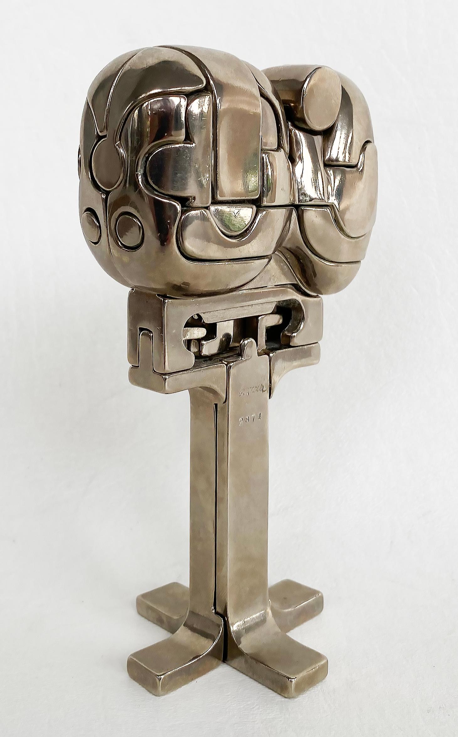 Miguel Ortiz Berrocal Mini Cristina, Puzzle Sculpture, Signed #2874/9500 For Sale 1