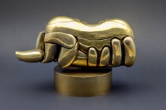 Miguel Ortiz Berrocal Romeo and Juliet Puzzle Brass Sculpture