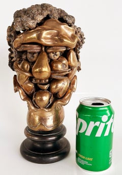 Miguel Ortiz Berrocal Skulptur "Hommage an Arcimboldo" Signiert, #601 Auflage 100