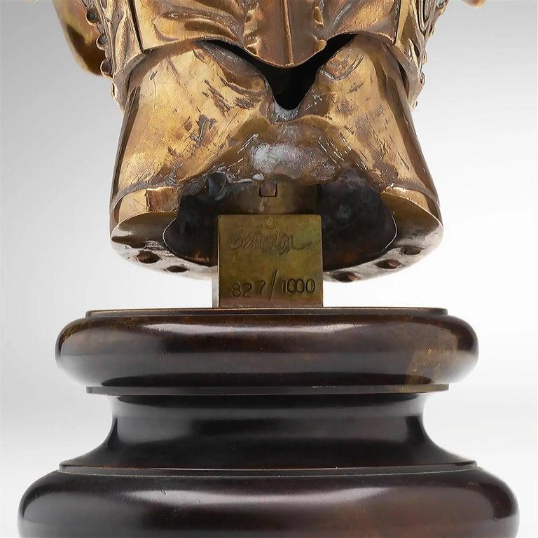 Patinated Miguel Ortiz Berrocal Sculpture Omaggio Ad Arcimboldo 827/1000, 1976-1979 For Sale