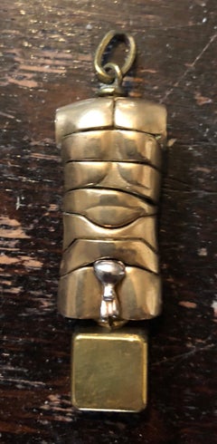 Wearable Art Puzzle Jewelry Sculpture Mini David Pendant in Original Box