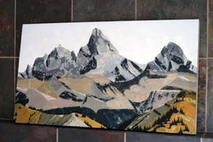 El afligido Teton nunca pierde la esperanza, Pintura, Acrílico sobre panel de madera
