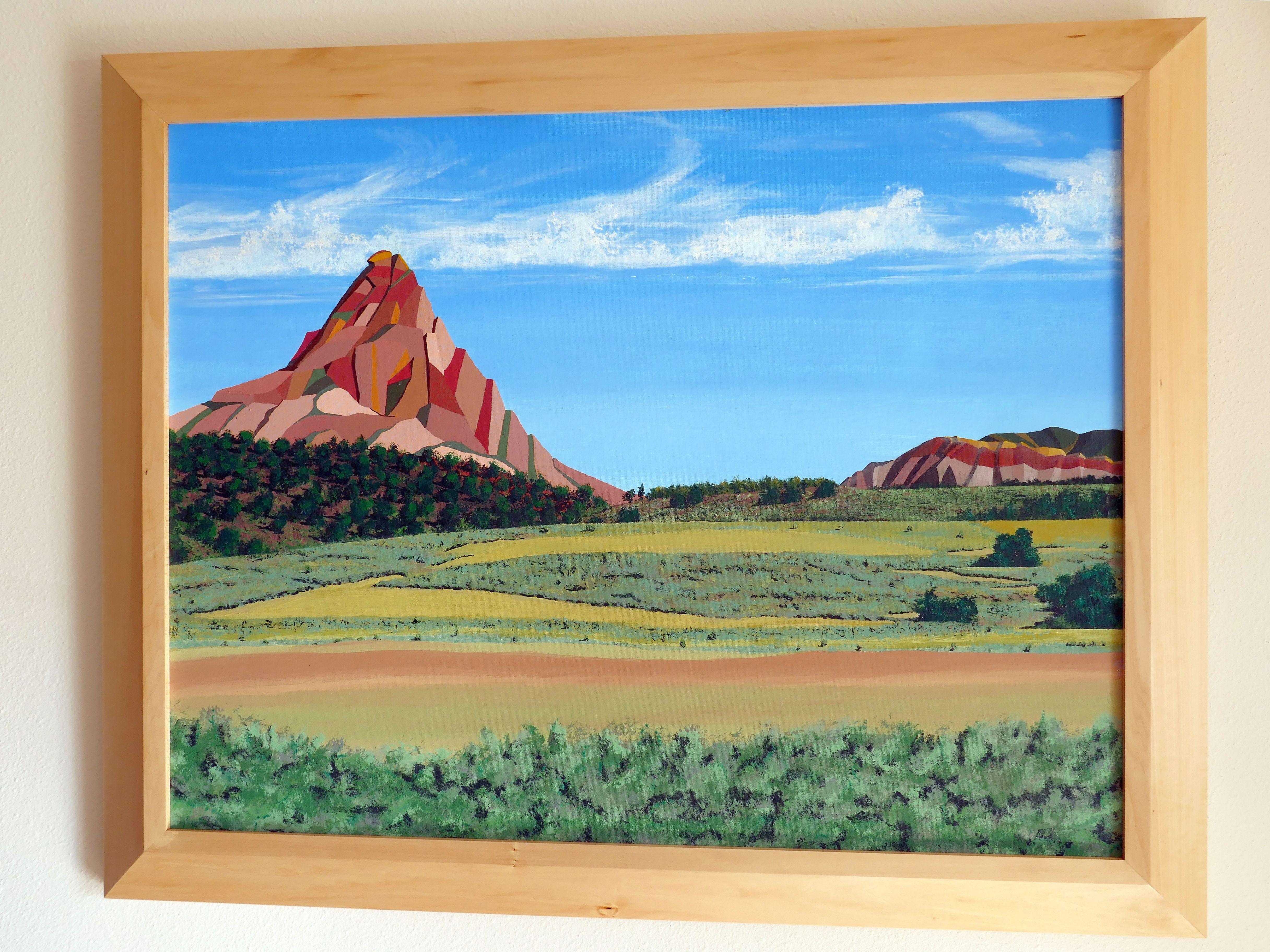 We were driving up Kolob Terrace Road and I had to take a photo of the view in front of us. So I asked we stop, got out of the car, and snapped said photo. I loved the landscape to a point that I decided to invest the time and effort to paint it.