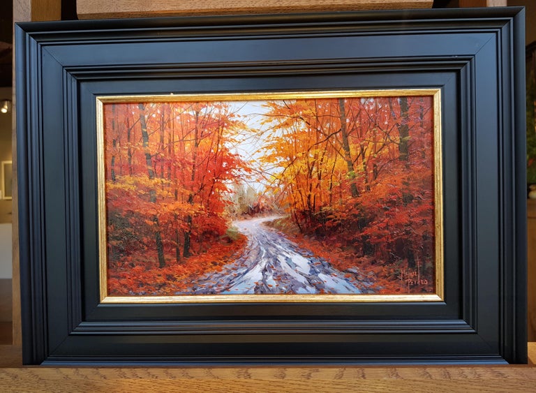 Miguel Peidro Contemporary Landscape Painting Autumnal Forest