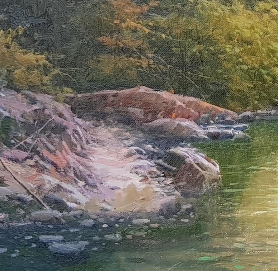 Un magnifique paysage contemporain peint par Miguel Peidro. La vallée de la rivière verte  puissant et extrêmement détaillé. La lumière que Peidro a réussi à capturer est incroyable.

Peidro a une empathie pour la Nature, qu'il exprime de manière