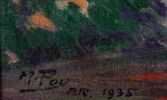 Paisaje con Flamboyan - Puerto Rican Art