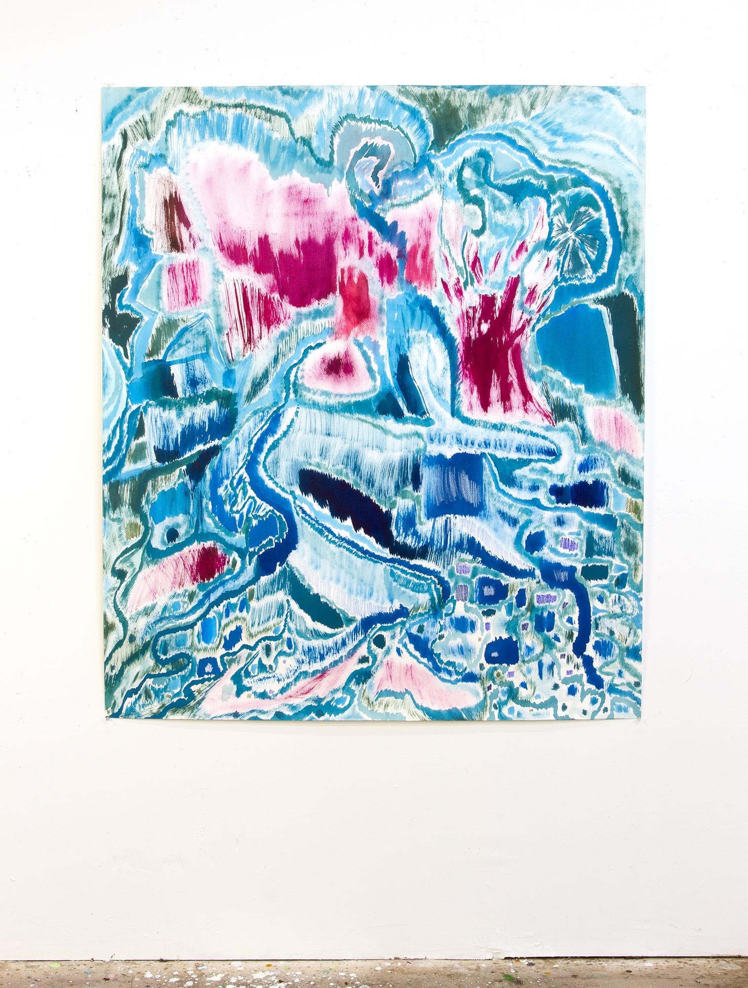 Blüte (Abstrakt), Mixed Media Art, von Miguel Rodriguez