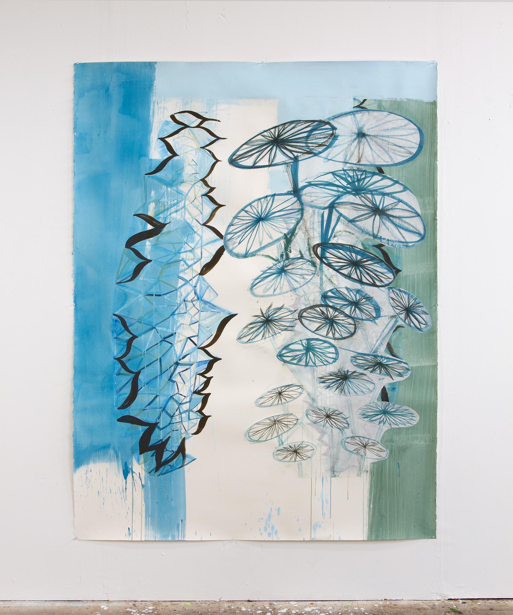 Coro dell'alba - Mixed Media Art Astratto di Miguel Rodriguez