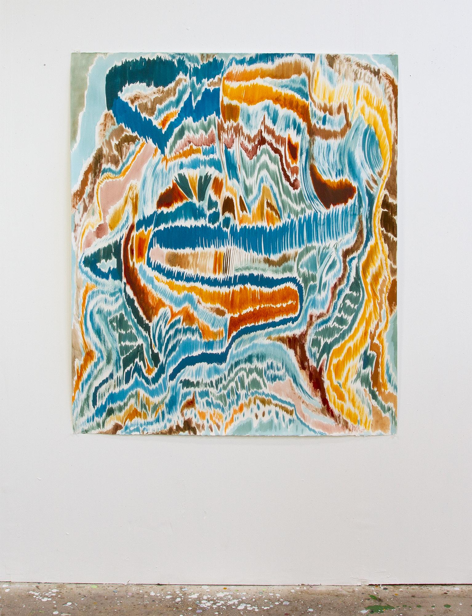 Onde d'ambra - Painting di Miguel Rodriguez