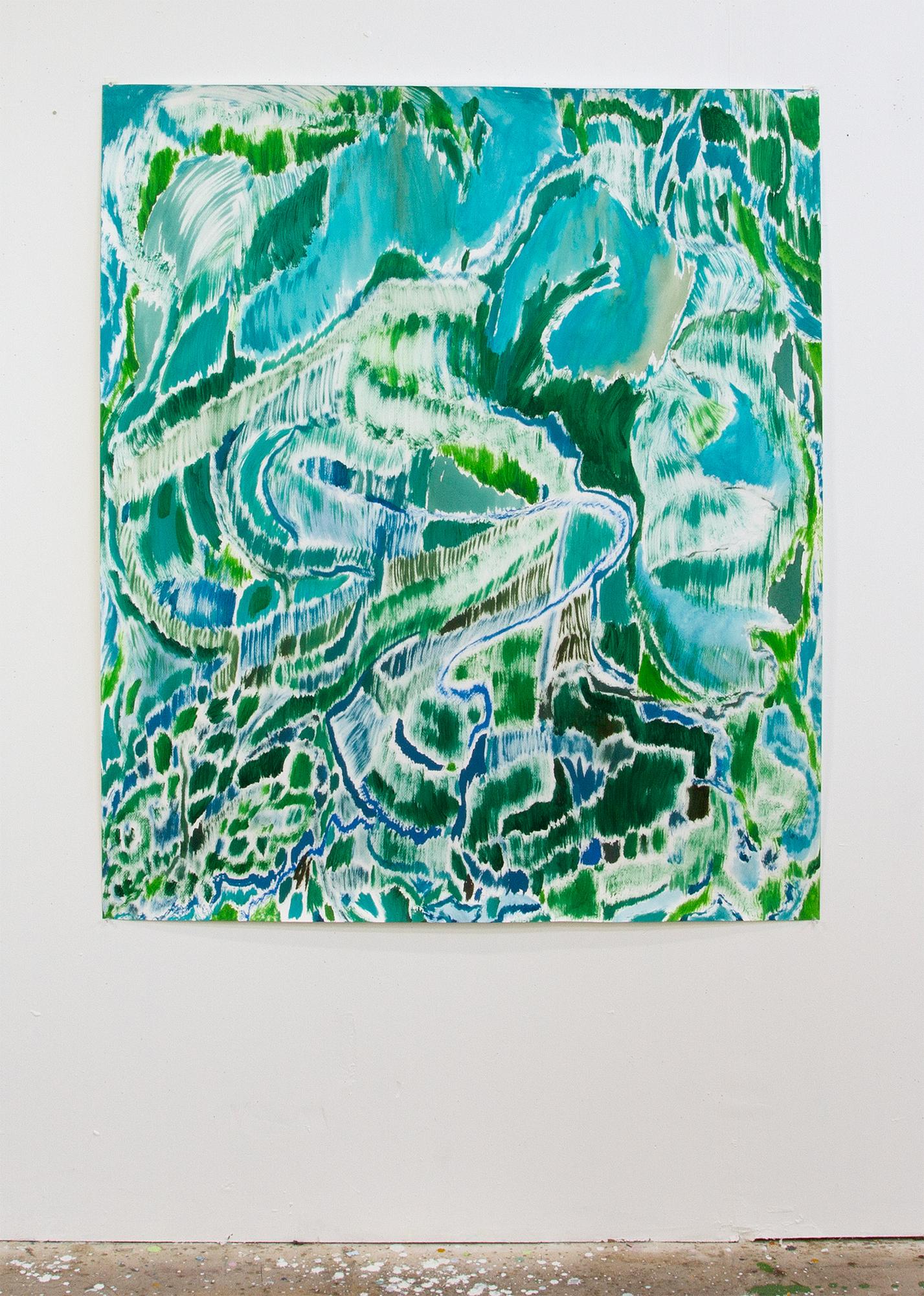 Acqua di mare - Painting di Miguel Rodriguez