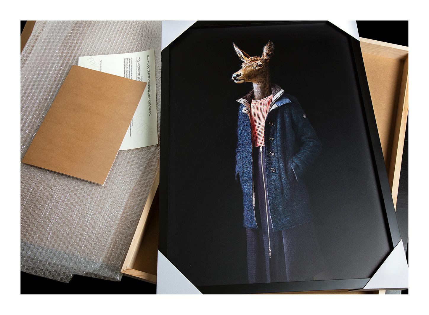 Second Skin is the fist serie of Miguel Vallinas' surreal images that reconsider the human form. Second Skin explores the concept of identity and personal choice with a connection with different animals. 
An assortment of animals, ranging from