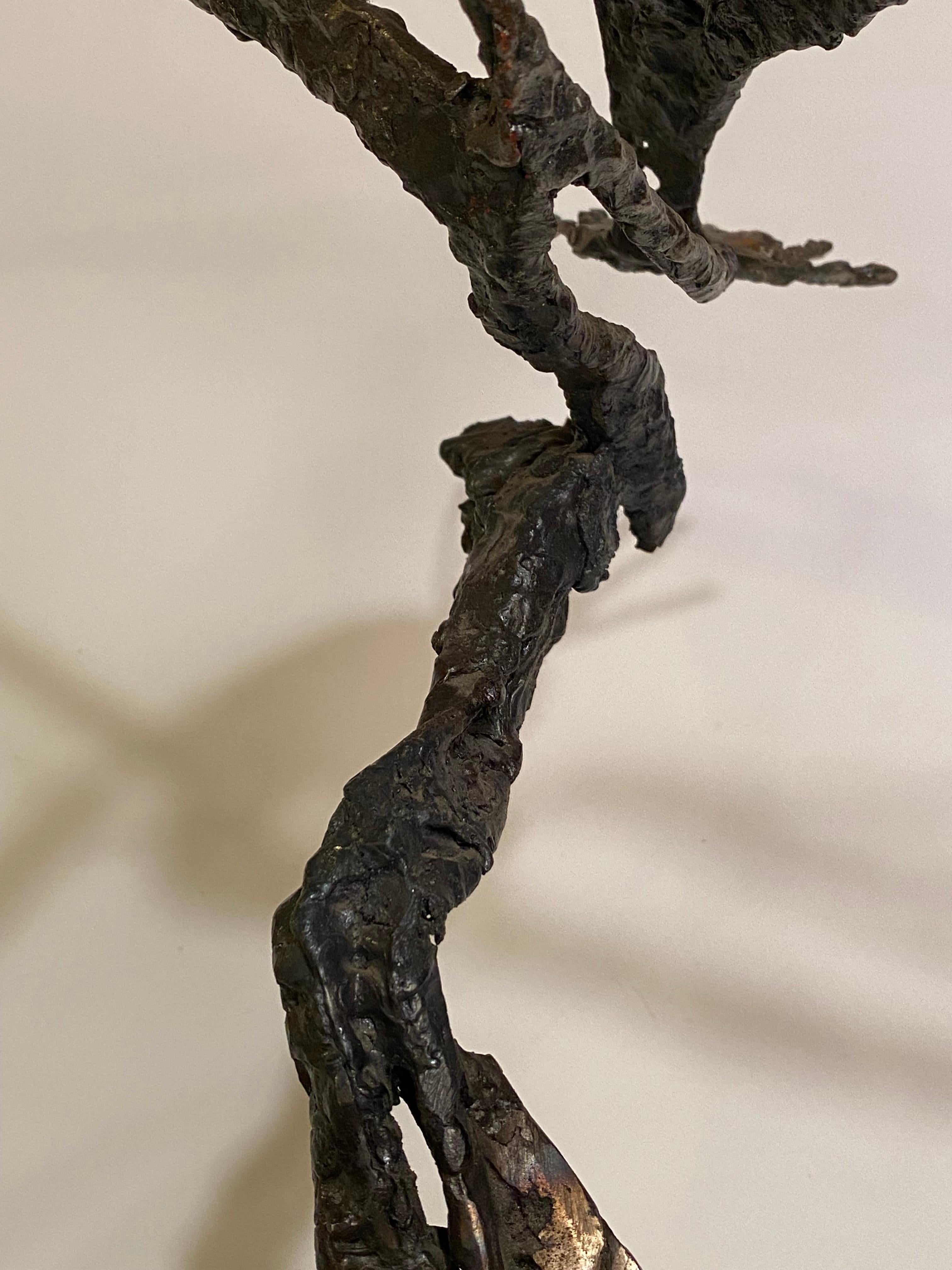 Miguel Van Esso Brutalist Iron Birds Sculpture 4