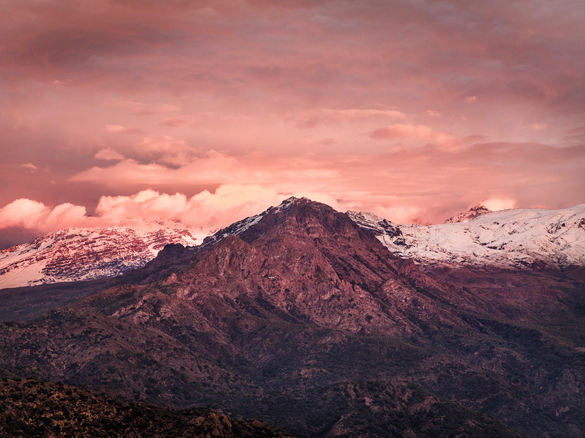 Cordillera I Cauquenes. Landscape Pigment Prints. From the Series Cordillera