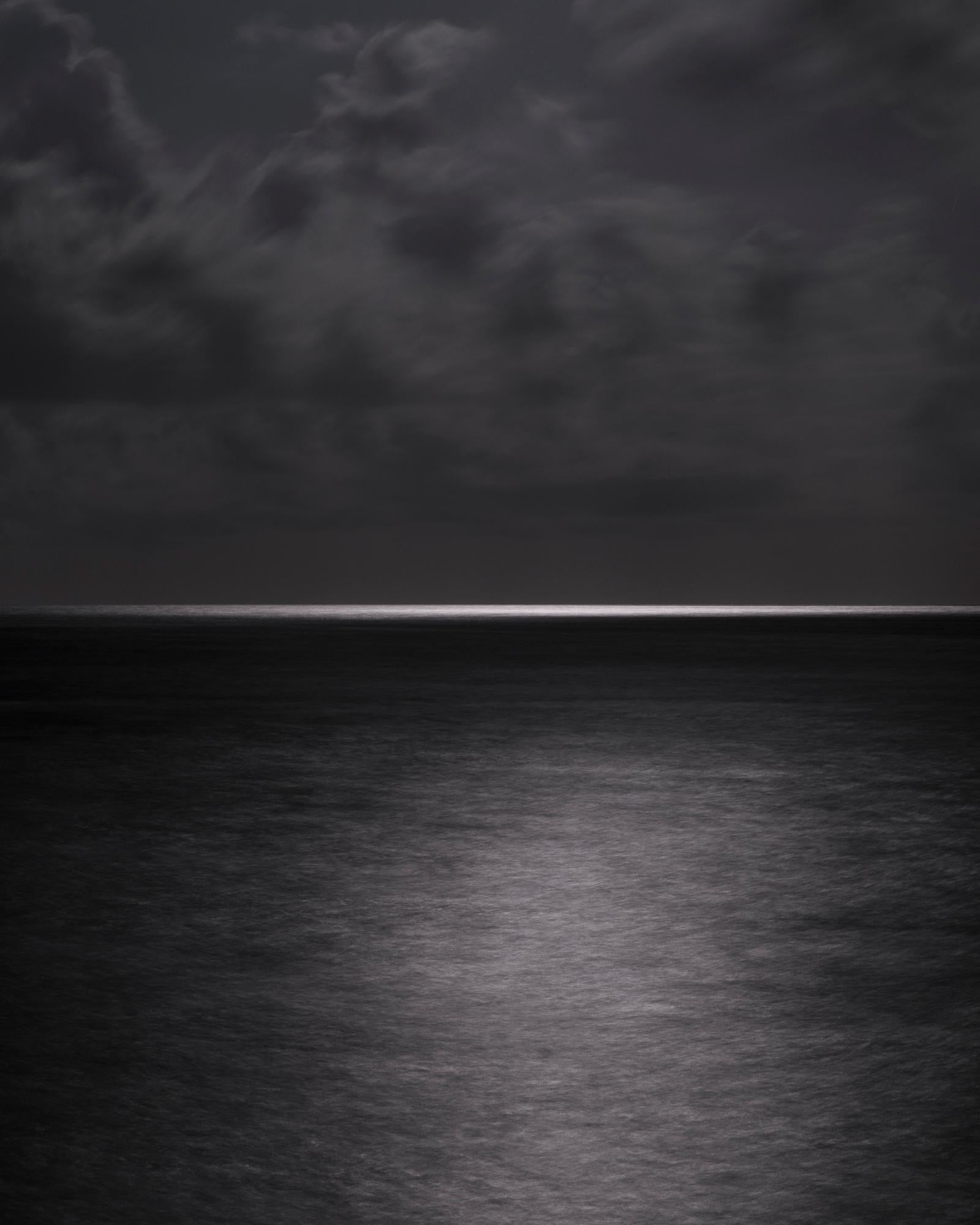 Set Sol de Mallorca, Moonrise II, I and IV. From the Series Mares.  - Naturalistic Photograph by Miguel Winograd 