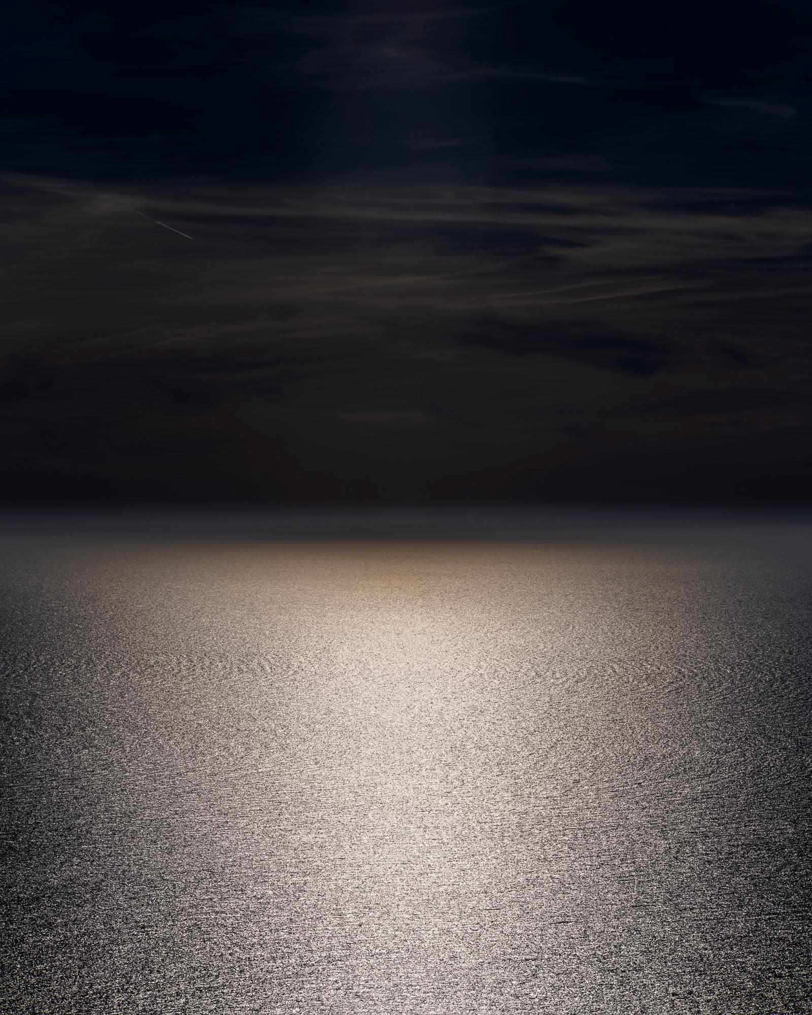Sol Mallorca und Mondaufgang I, Diptychon. Aus der Serie Mares – Photograph von Miguel Winograd 