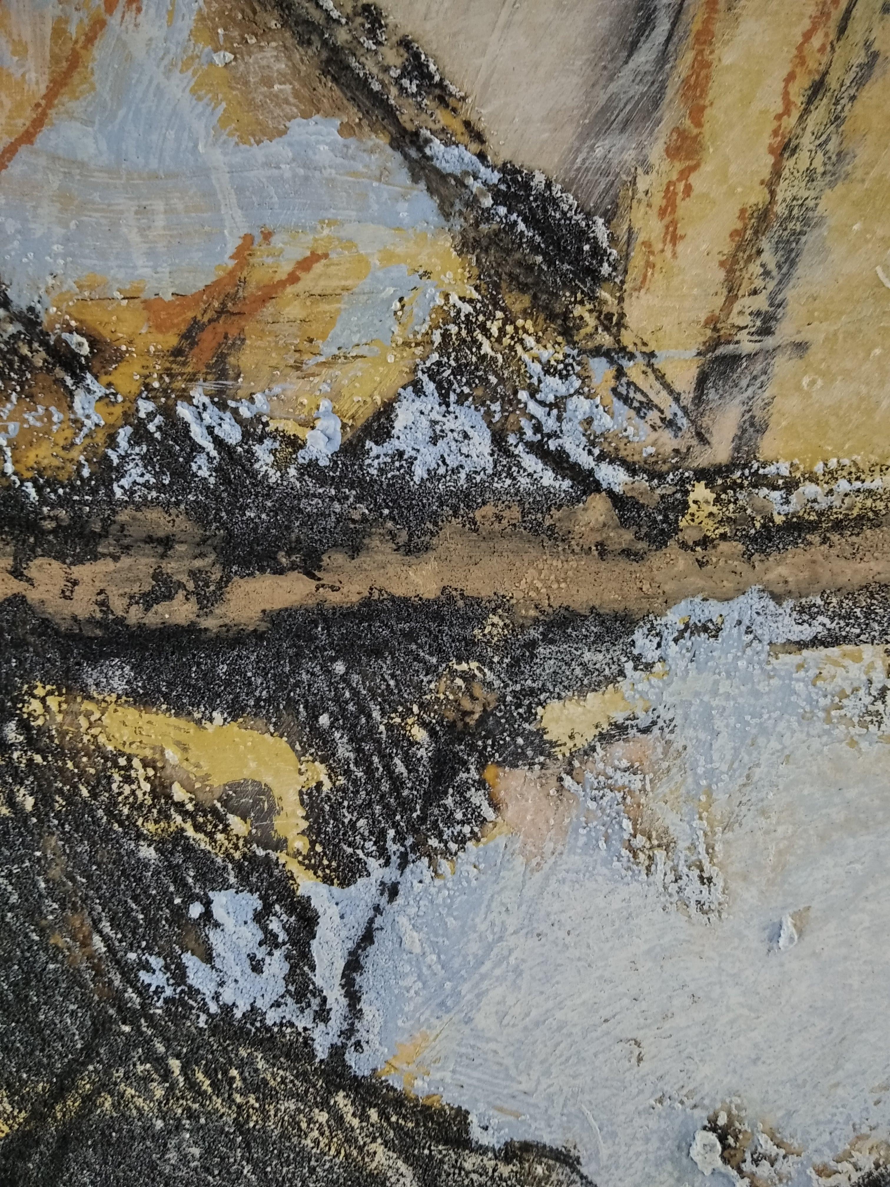 Unbenannt (Abstrakt), Mixed Media Art, von Miguel Ybáñez