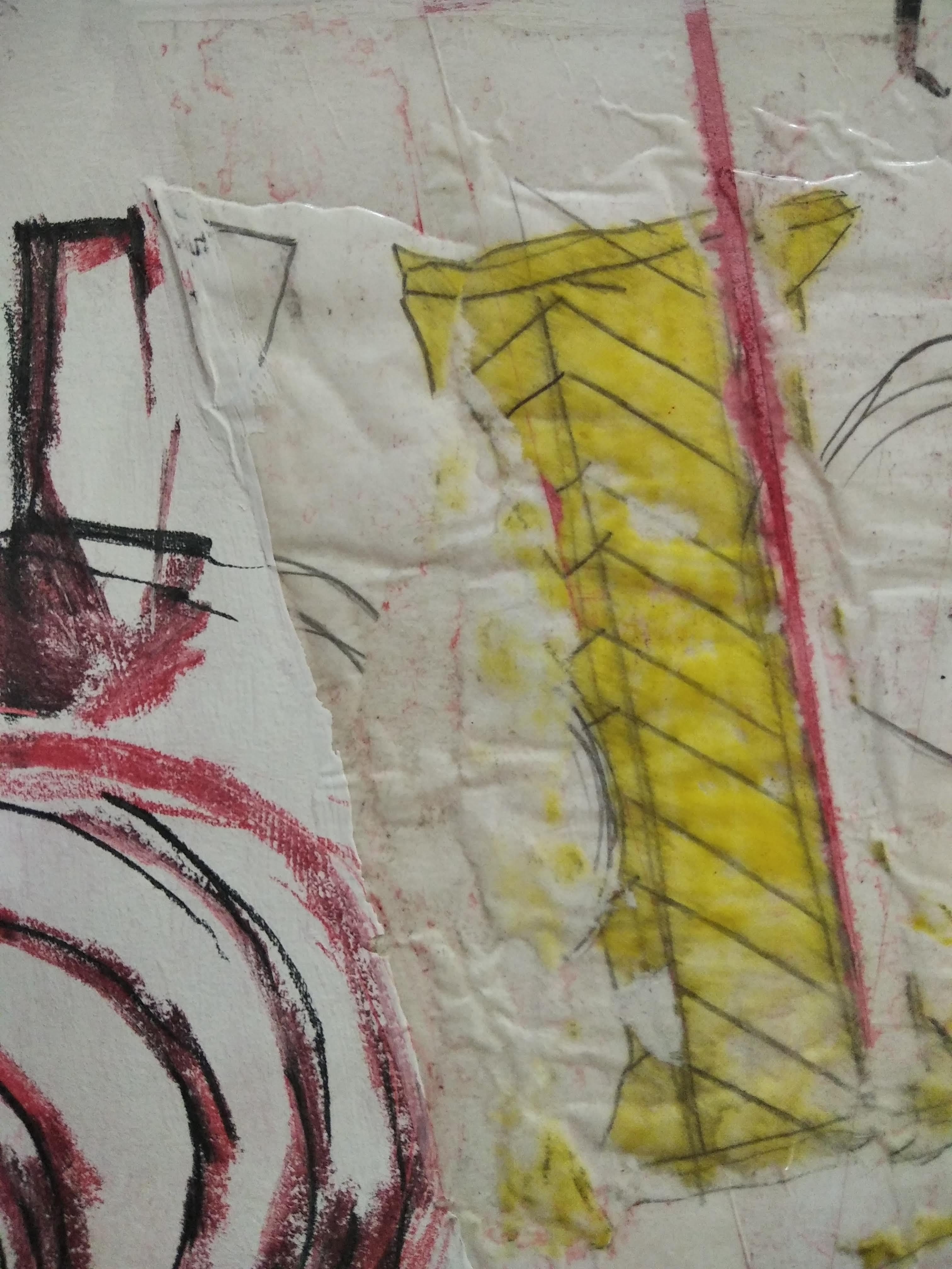 Unbenannt (Abstrakt), Mixed Media Art, von Miguel Ybáñez