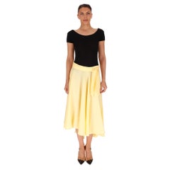 Miguelina Linen Midi A-Line Skirt