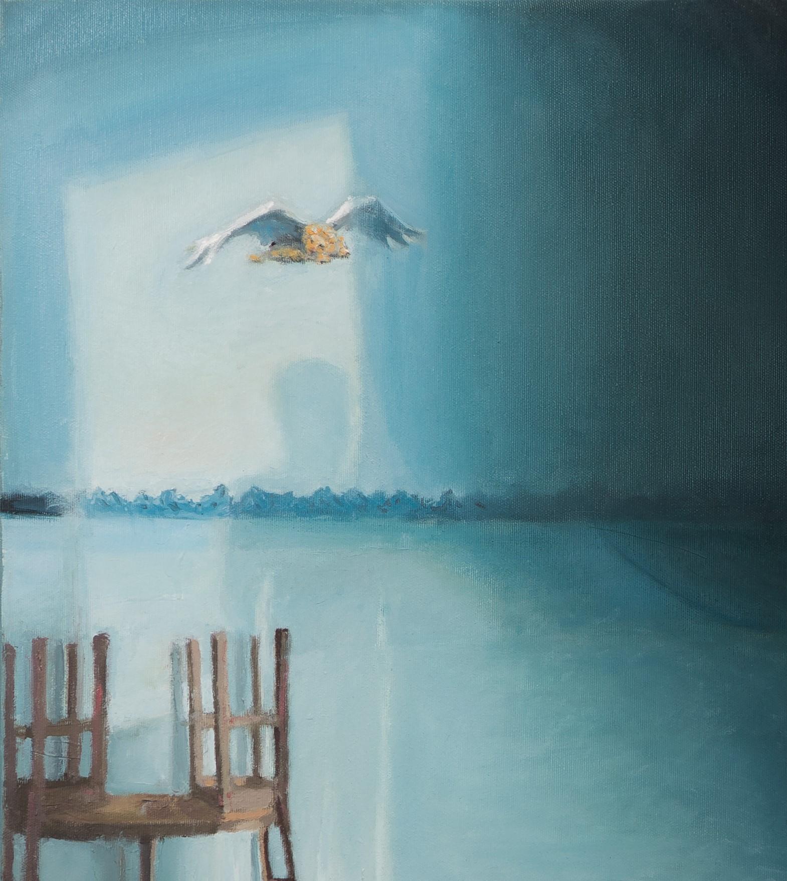 Bar sin puertas, 2019
Óleo sobre lienzo
31 1/2 A x 47 1/4 A pulg.
80 A x 120 An cm

La obra formaba parte de la exposición individual ONIRIX. 

ONIRIX es un proyecto sobre cómo recordamos e interpretamos nuestros propios sueños. Hace nueve años, el