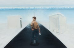 The Letter & The Mountains - Contemporary, White, Blue, Dream, Polar Bear, Ice