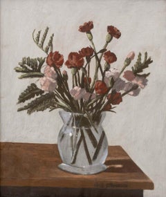 Mihai Stancescu Floral Bouquet Still Life Oil