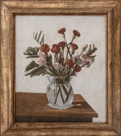 Mihai Stancescu Floral Bouquet Still Life Oil