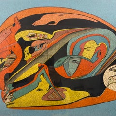 Mihail Chemiakin Color Lithograph Signed