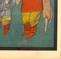 Mihail Chemiakin Color Lithograph Signed