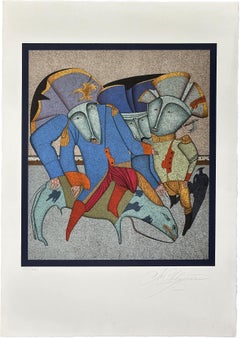 Litografia equestre firmata in edizione limitata