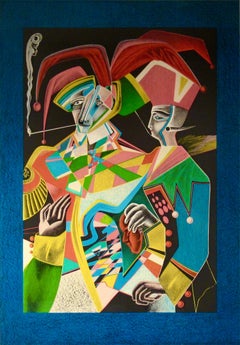 "Großlithographie "Hommage an Nurejew