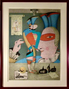 "Le Cirque Russ" Grande sérigraphie