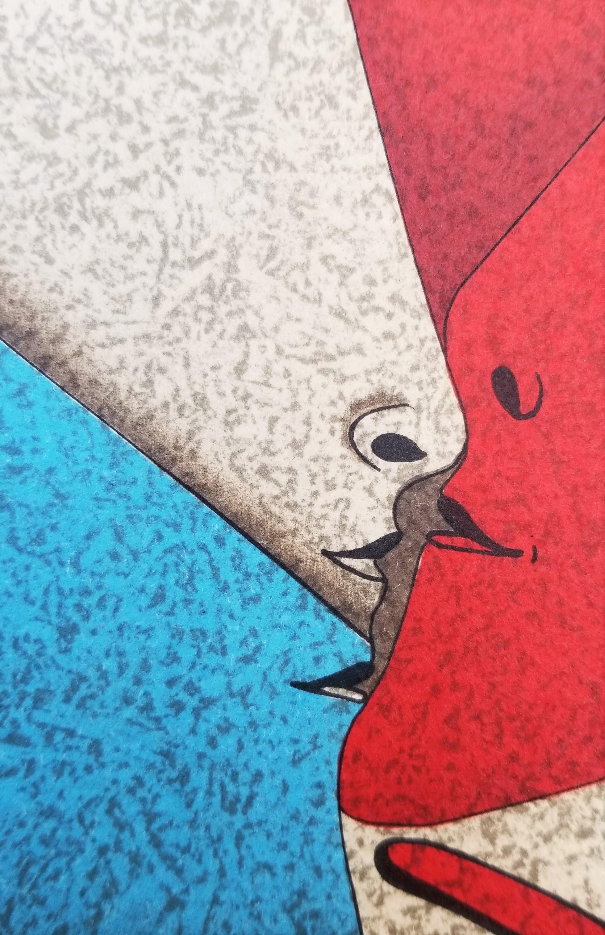 Les Deux Personnages /// Contemporary Fantasy Modern Art 8