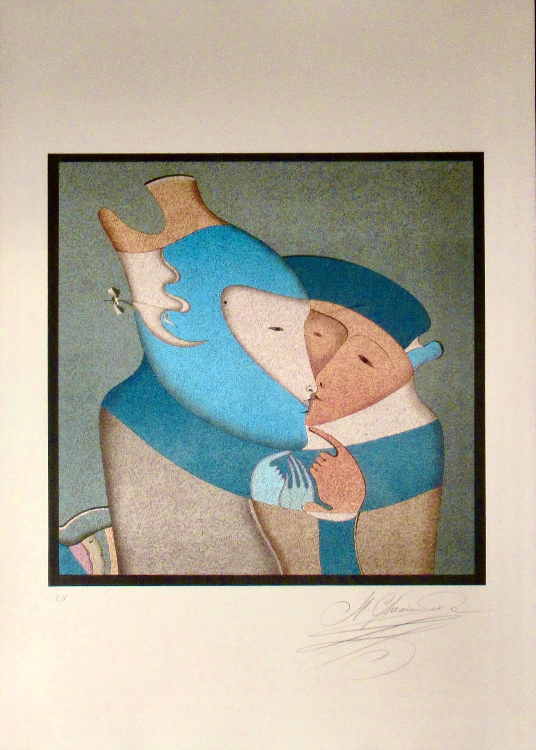 Ritratto di Valery Panov - Print di Mihail Chemiakin