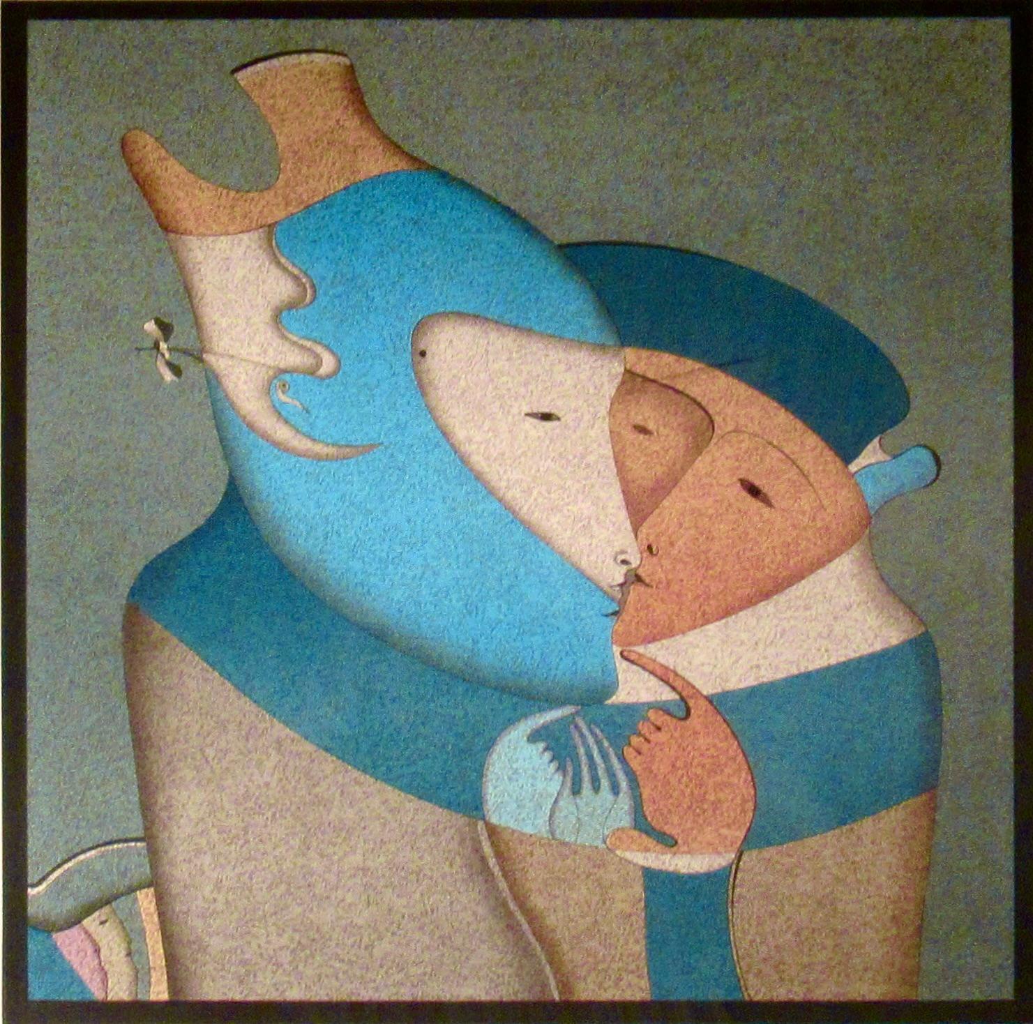 Ritratto di Valery Panov - Print Moderno di Mihail Chemiakin