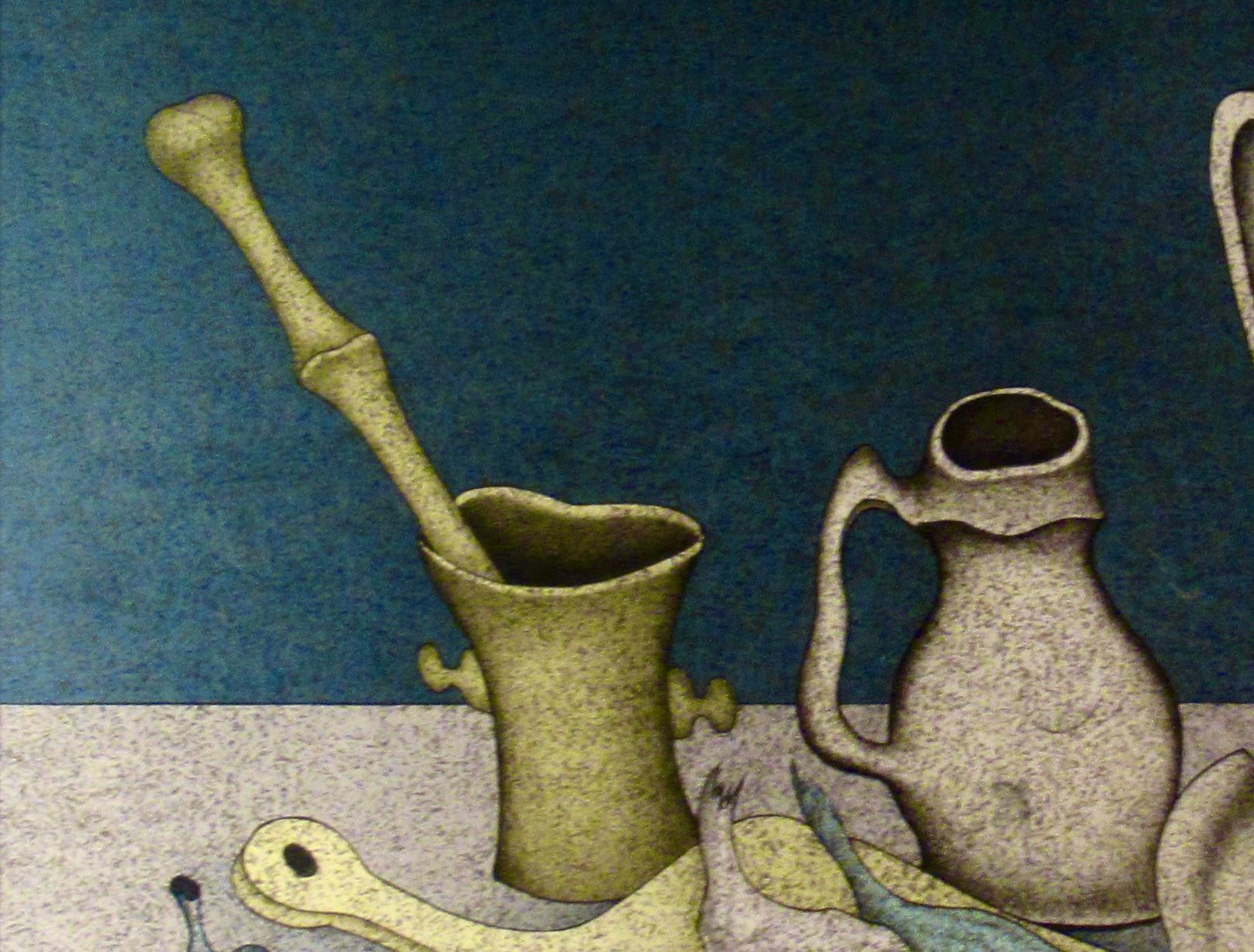 Still Life with Fish and jugs For Sale 2