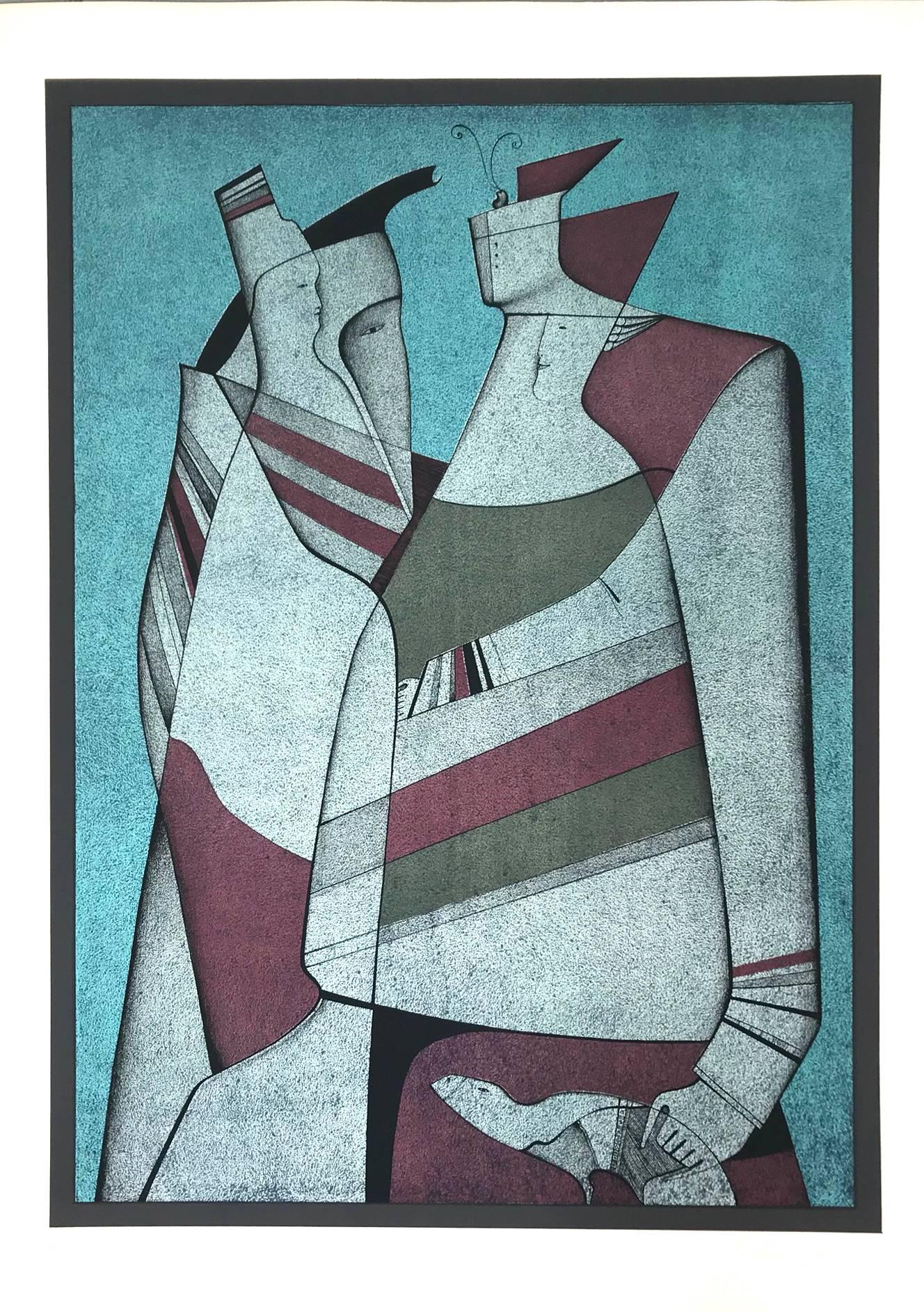 Figurative Print di Mihail Chemiakin - Senza titolo (Edizione 195/225)