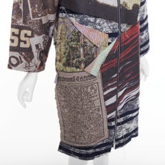 MIHARA YASUHIRO colorful cotton blend patchwork jacquard applique jacket IT38 XS