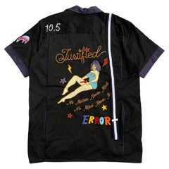 Miharayasuhiro “10.5 Justified” Embroidered Satin Shirt