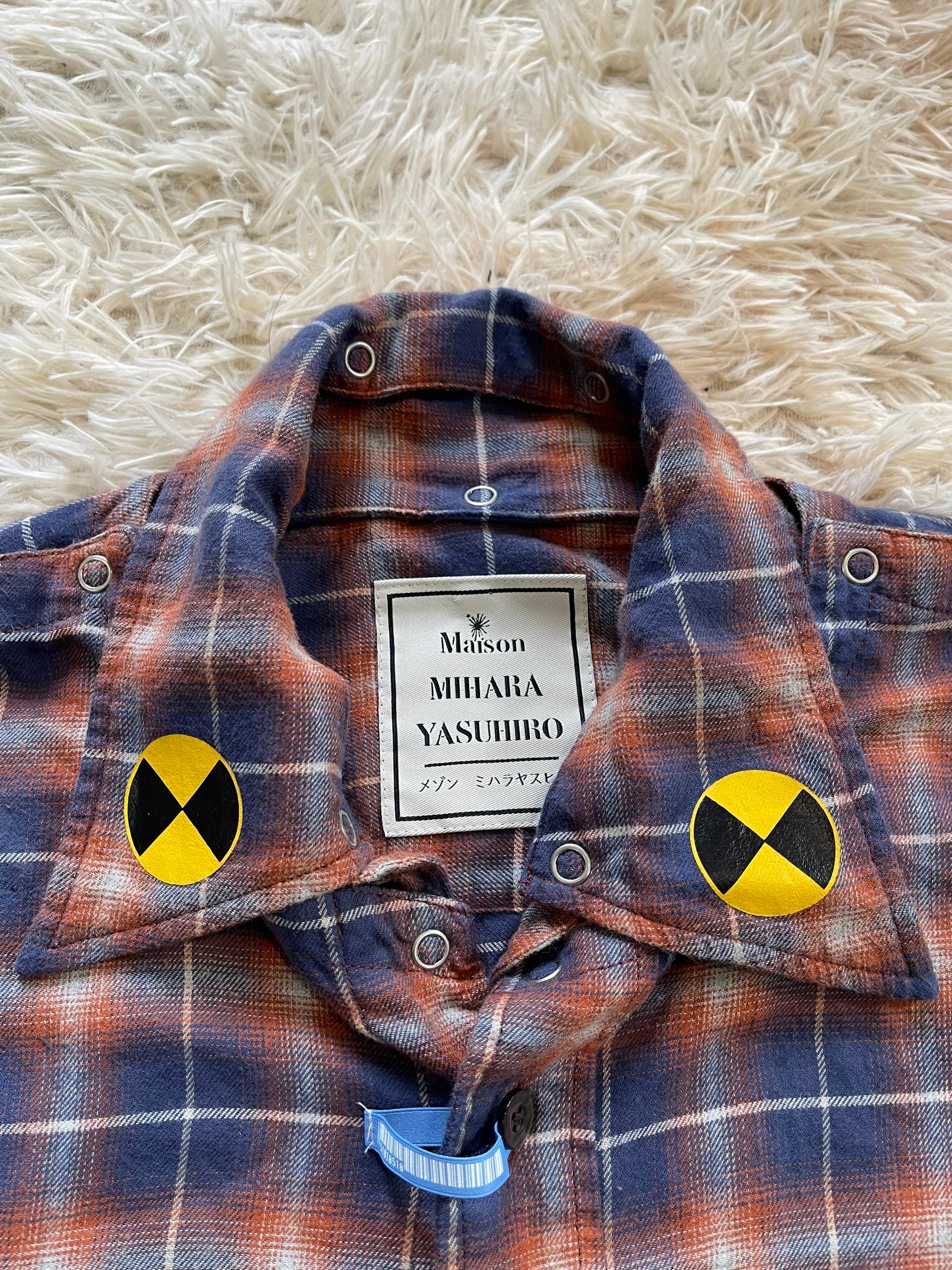 Miharayasuhiro - Chemise à carreaux atomiques surdimensionnée, années 2010 Unisexe en vente