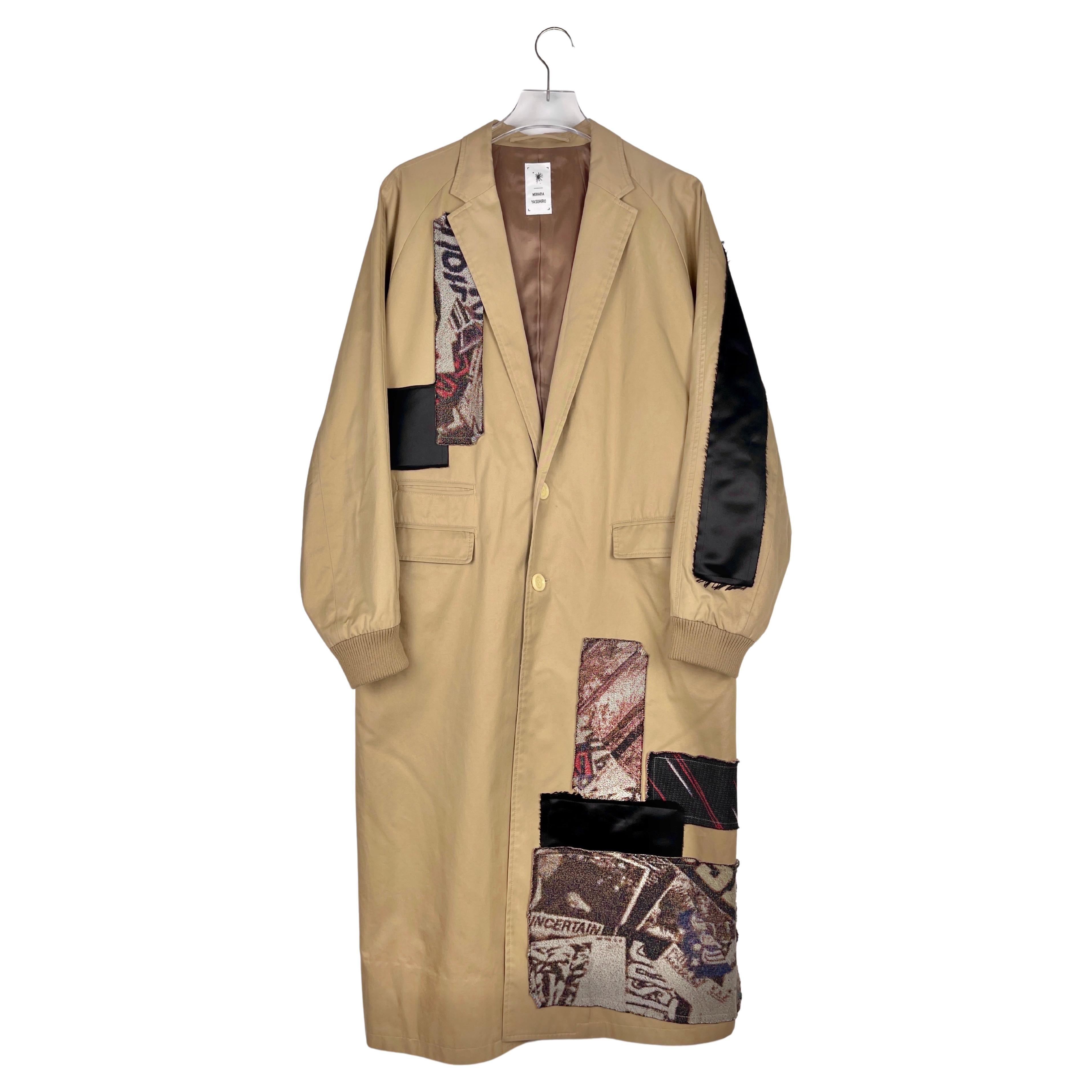 Miharayasuhiro Multi-Patchwork Coat For Sale